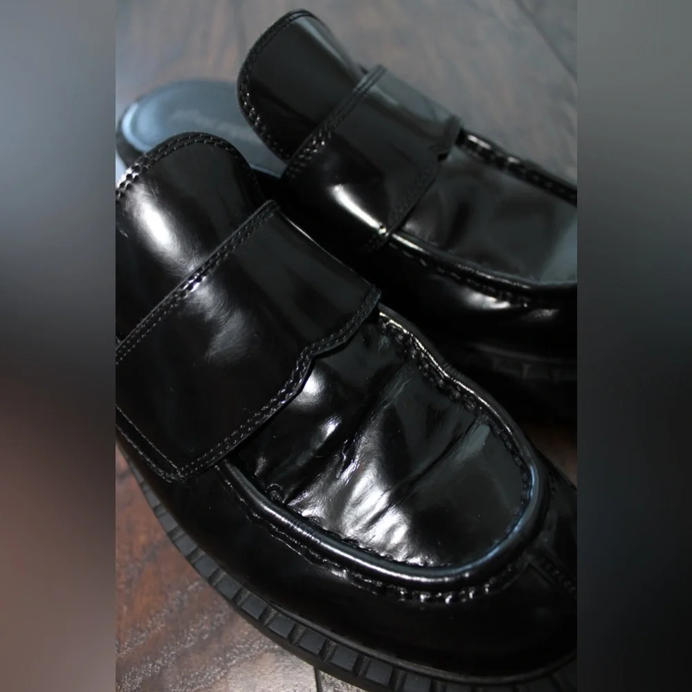 Jeffrey Campbell Biblio Penny Loafer Mules - Picture 5 of 10